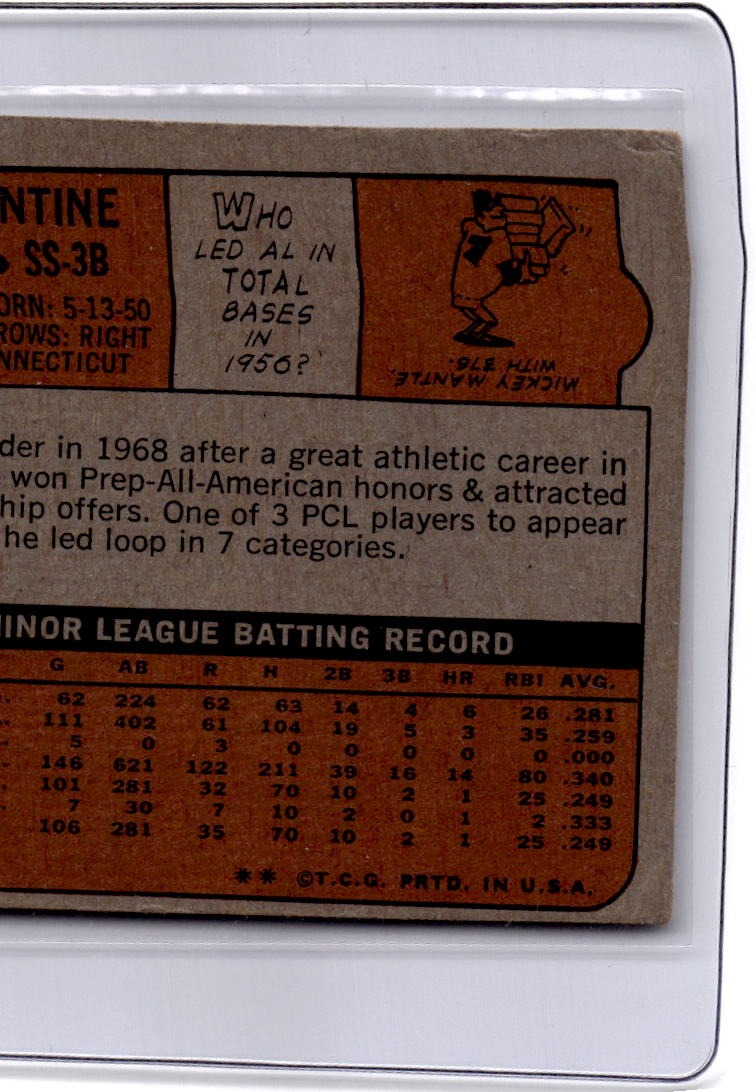1972 Topps #11 Bobby Valentine