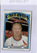 1972 Topps #67 Red Schoendienst