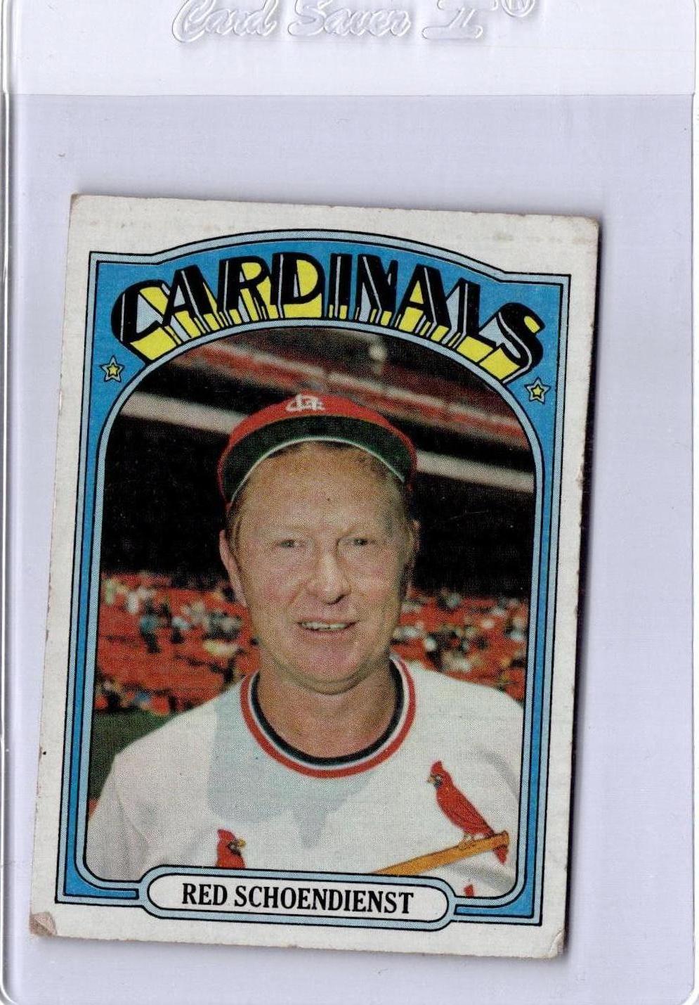 1972 Topps #67 Red Schoendienst