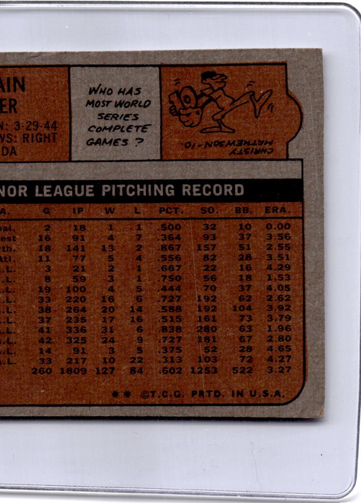 1972 Topps #210 Denny McLain