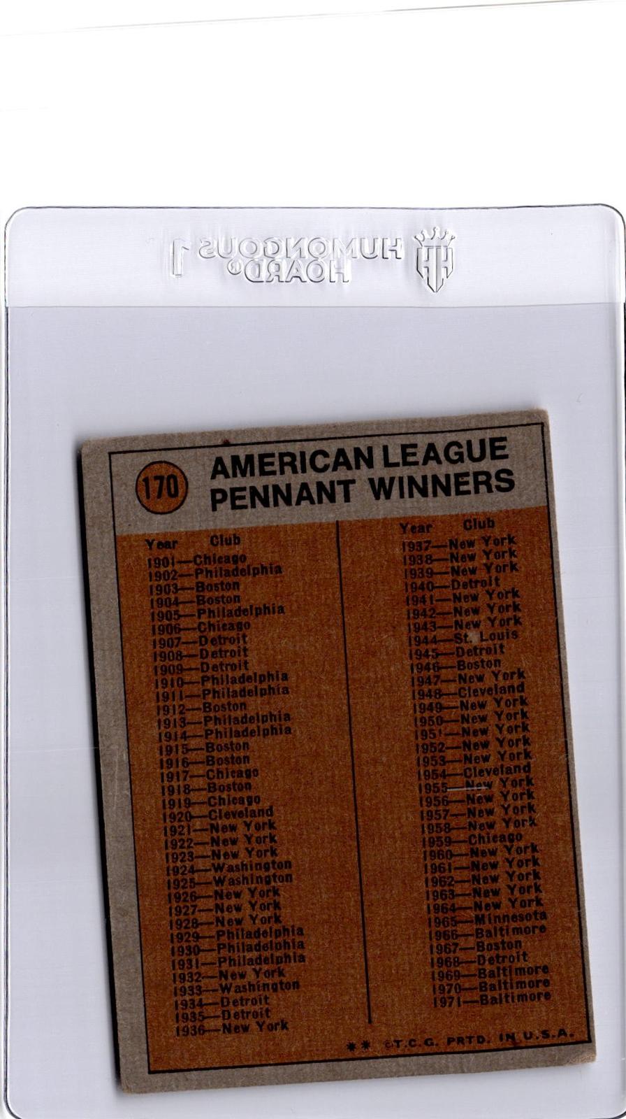 1972 Topps #170 Vida Blue