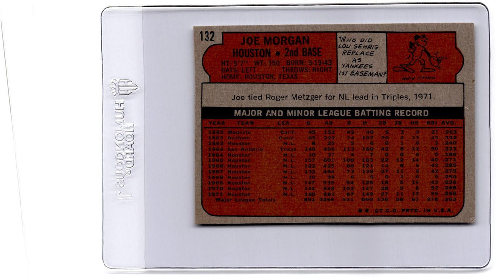 1972 Topps #132 Joe Morgan