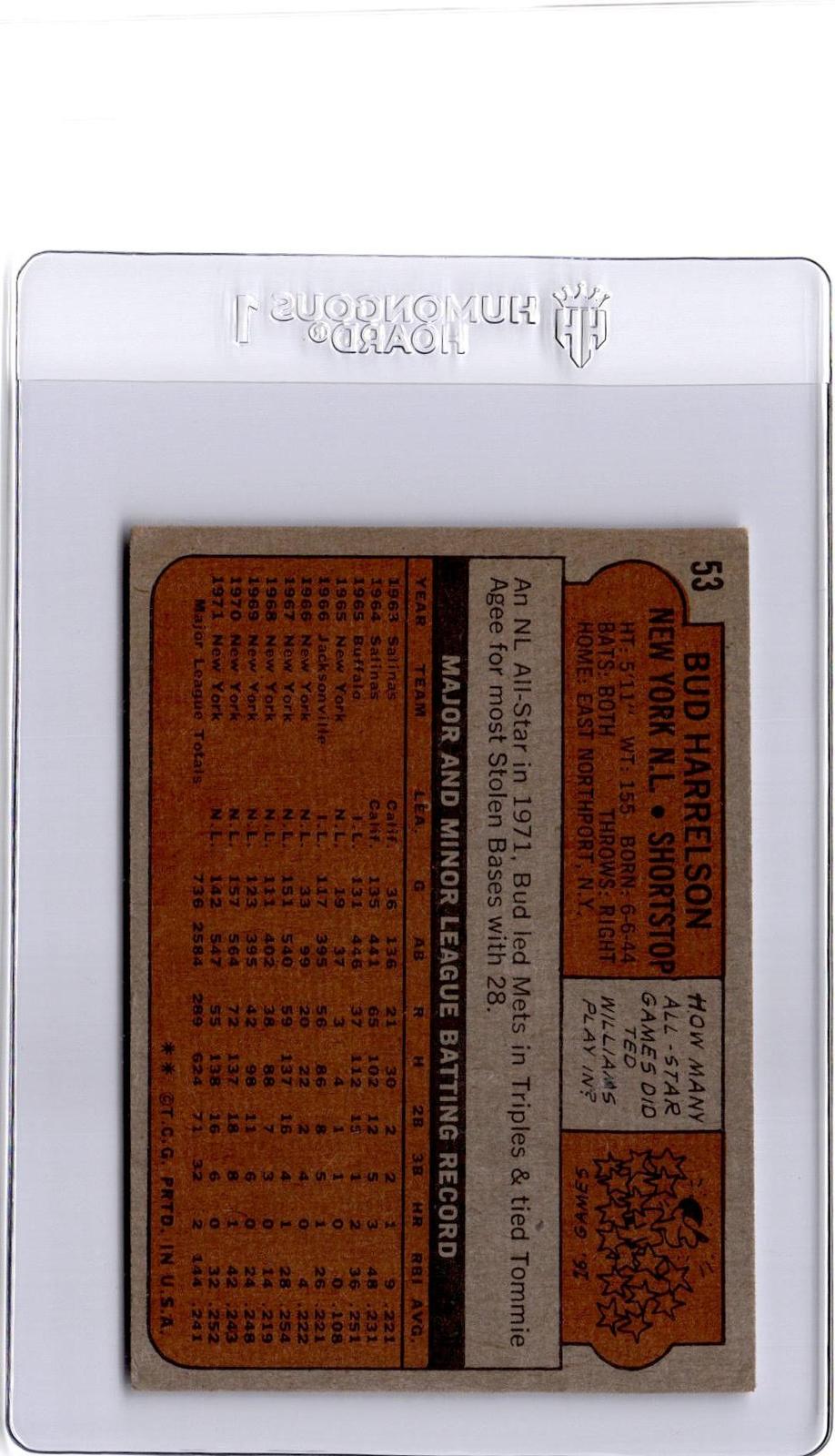 1972 Topps #53 Bud Harrelson