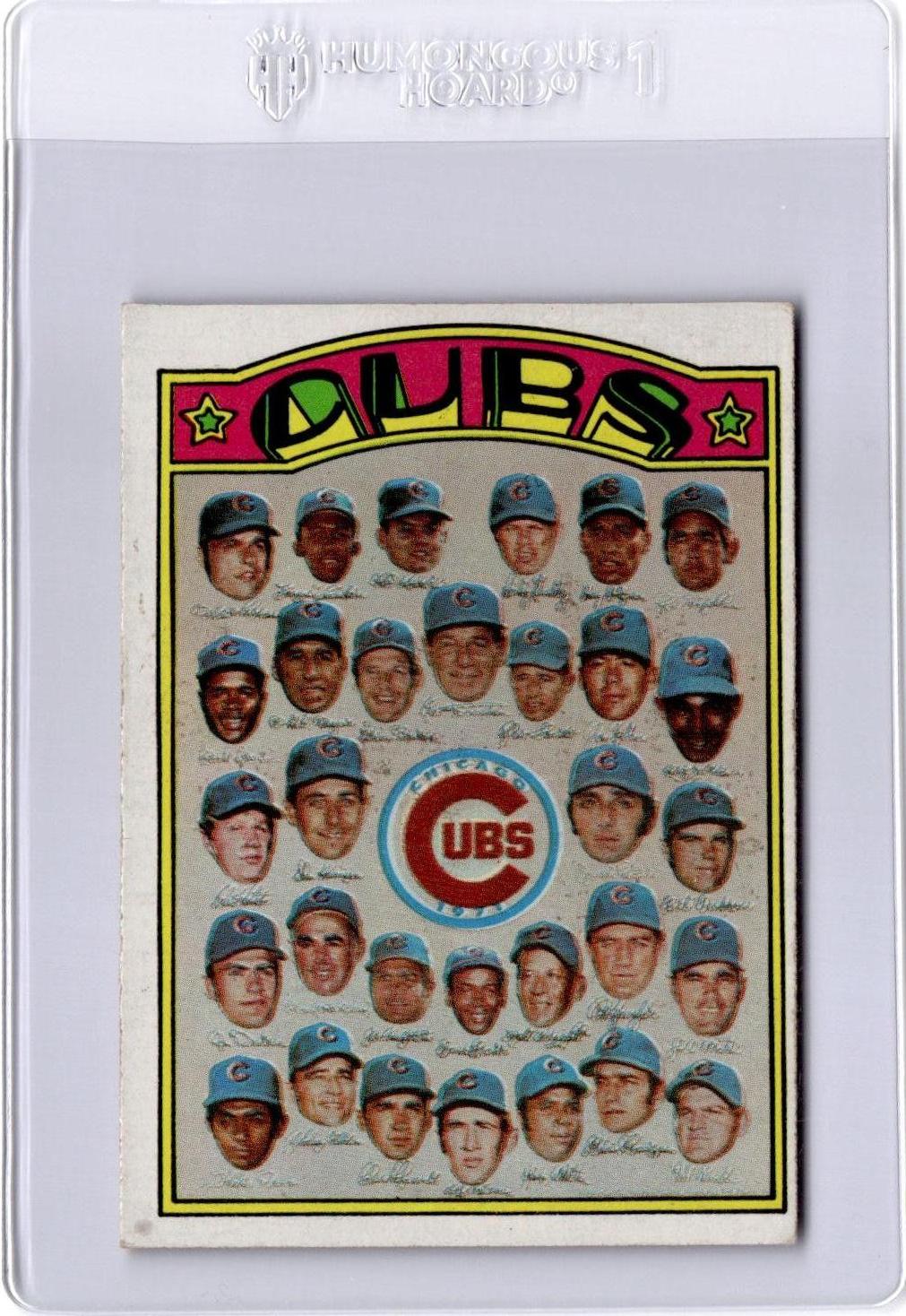 1972 Topps #192 Chicago Cubs