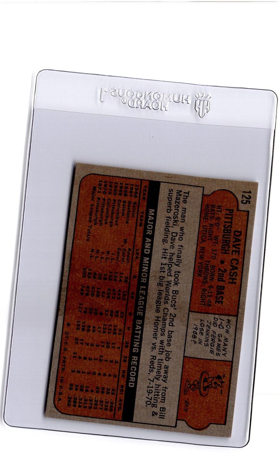 1972 Topps #125 Dave Cash