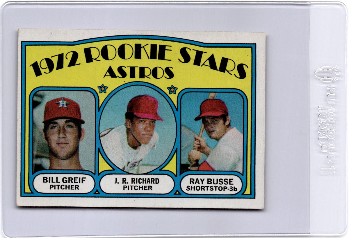 1972 Topps #101 Astros 1972 Rookie Stars (Bill Greif / J.R. Richard / Ray Busse)