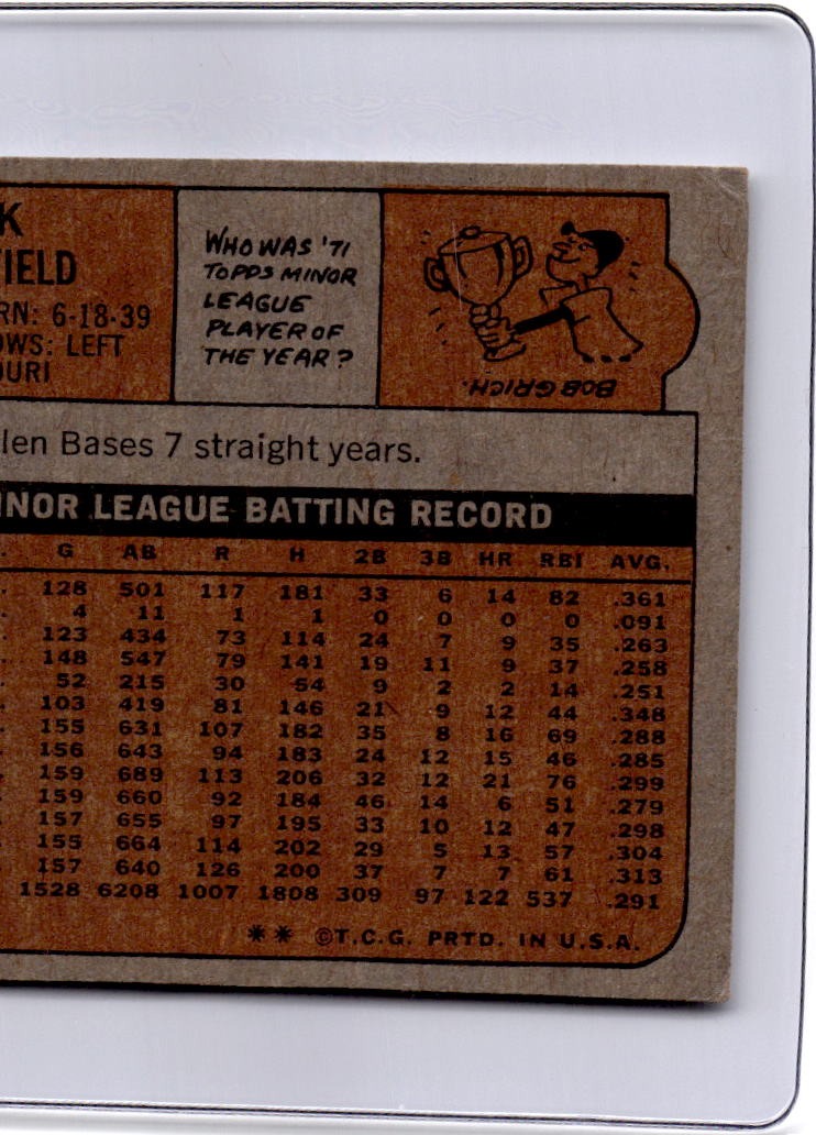 1972 Topps #200 Lou Brock