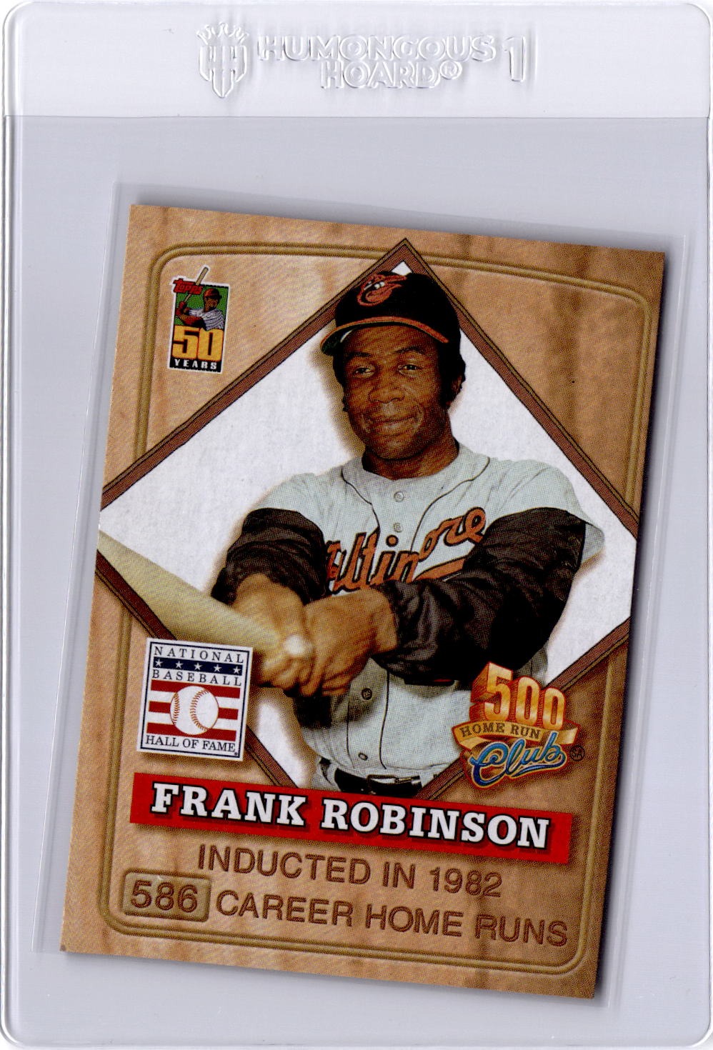 2001 Topps Post Cereal 500 Home Run Club #5 Frank Robinson