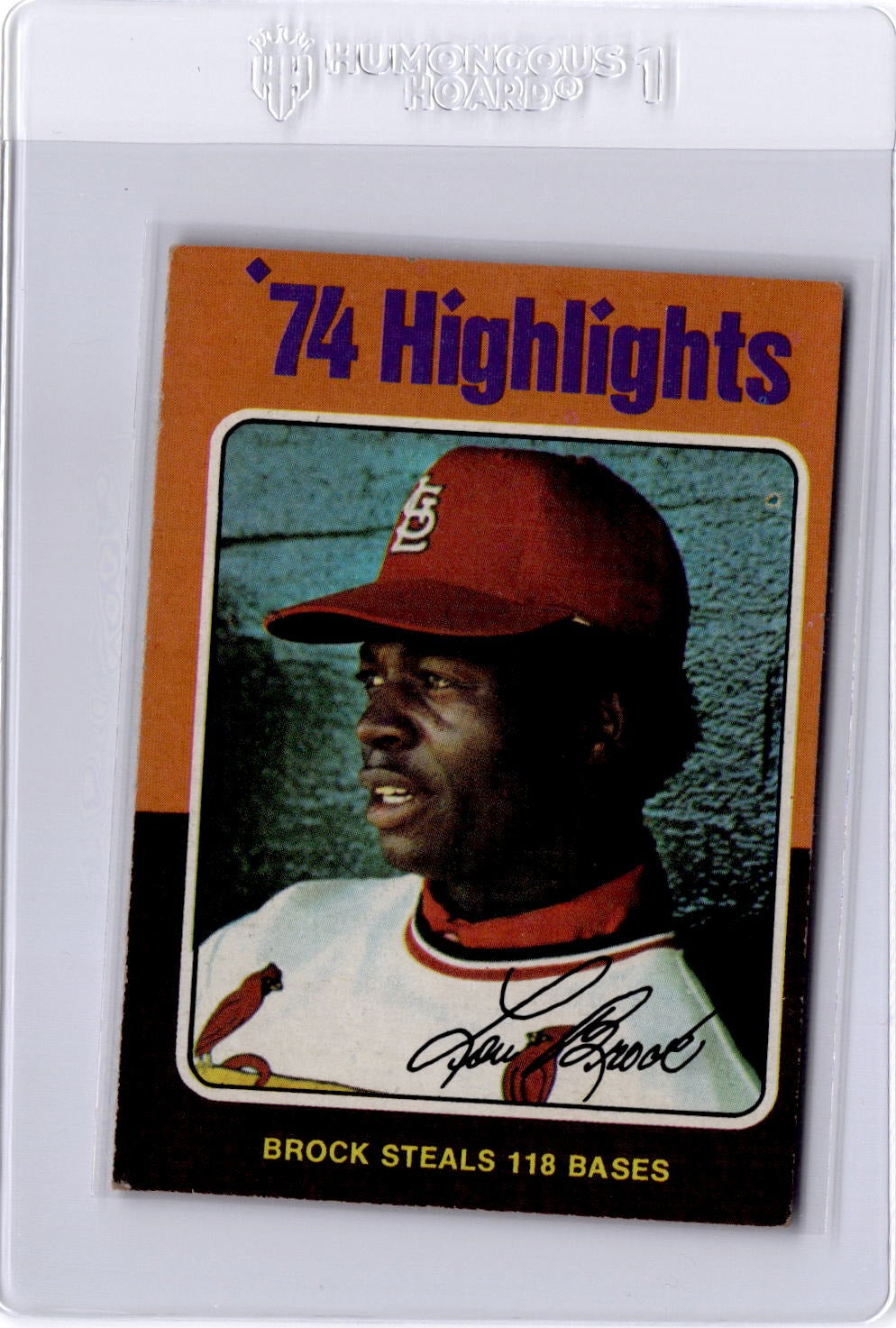 1975 Topps #2 Lou Brock