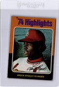 1975 Topps #2 Lou Brock