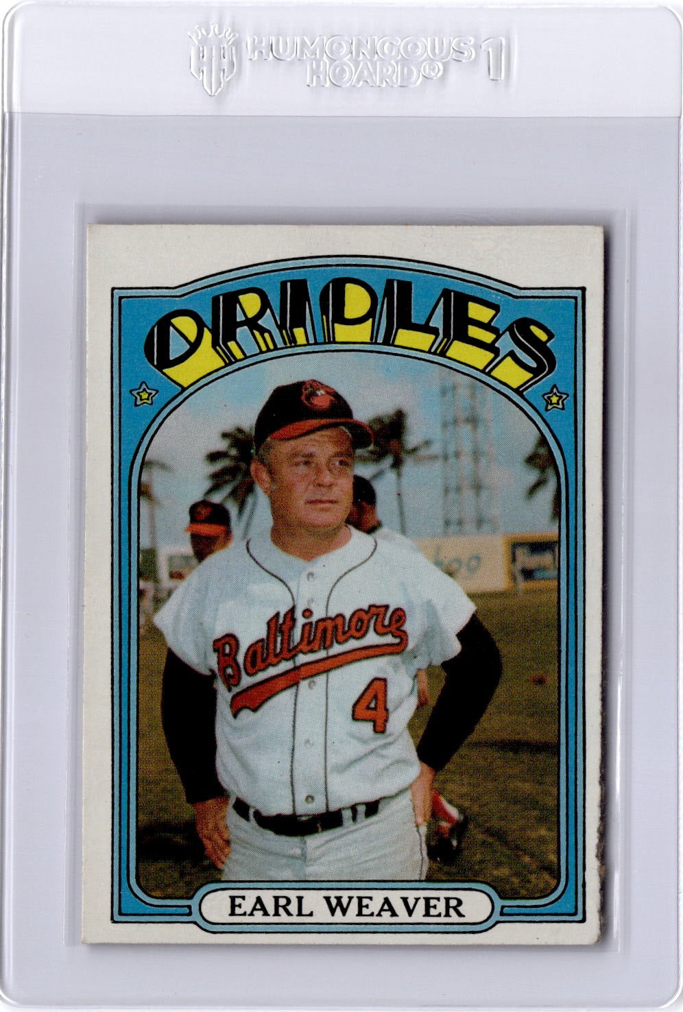 1972 Topps #323 Earl Weaver