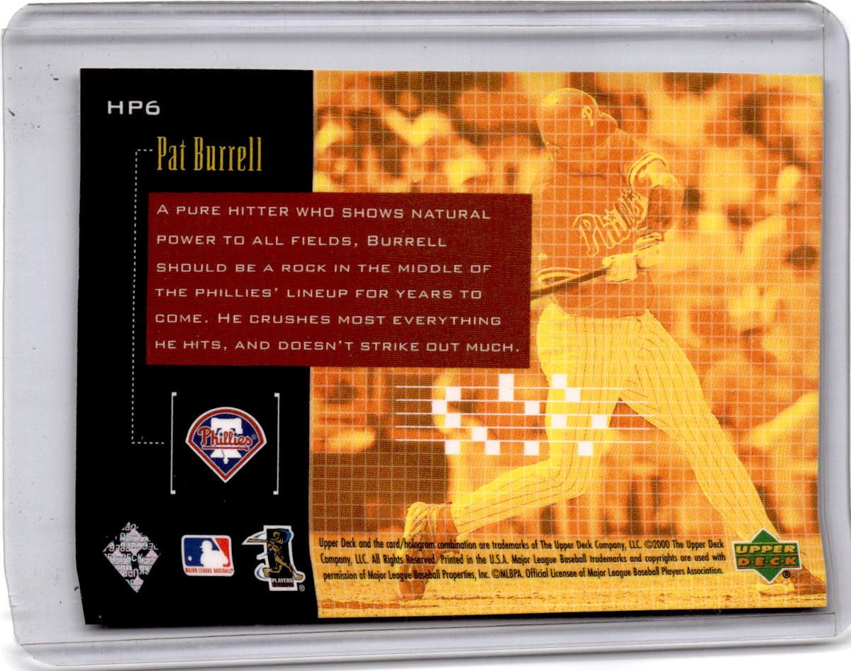 2000 Upper Deck #HP6 Pat Burrell Hot Properties