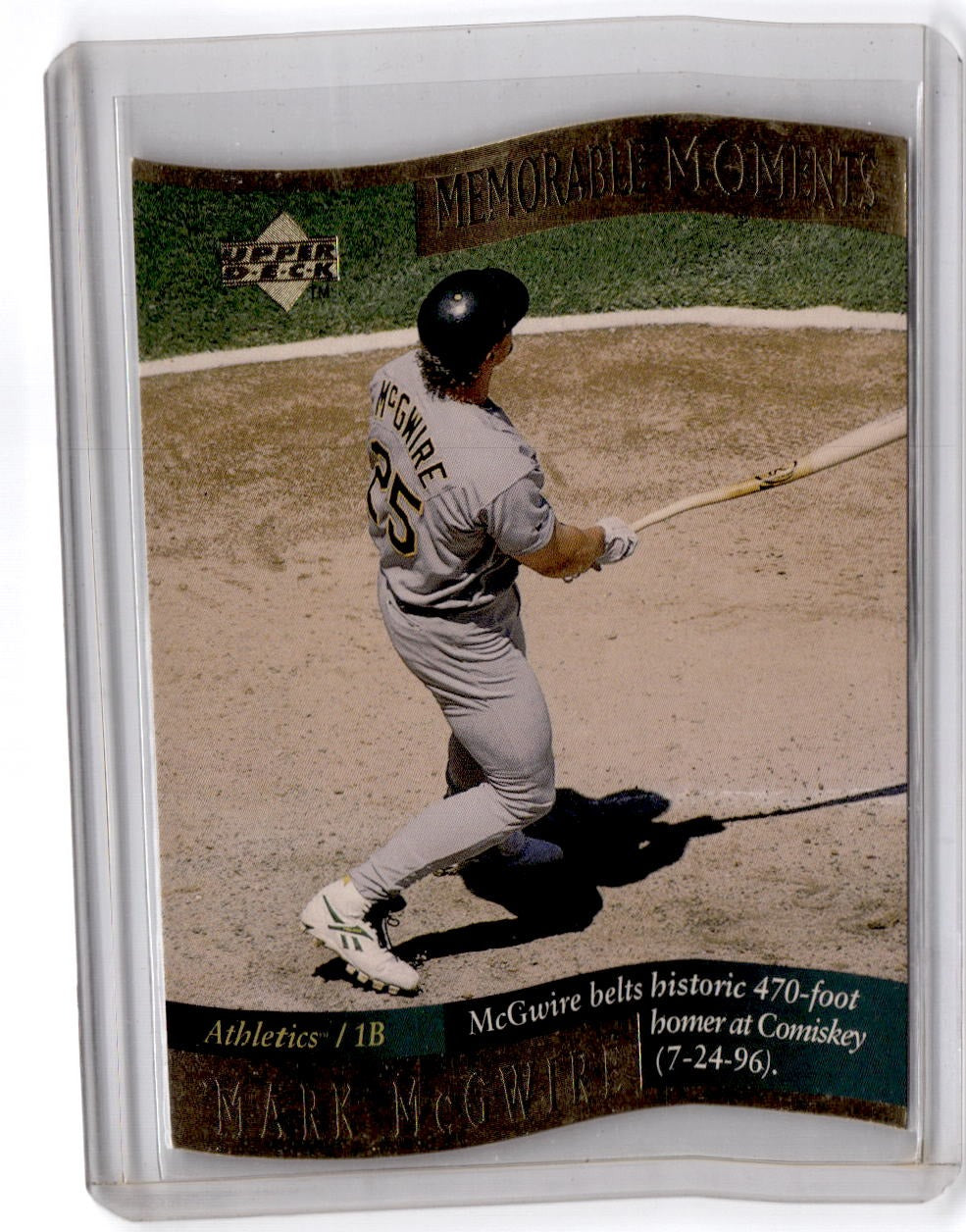 1997 Collector's Choice #7 Mark McGwire Memorable Moments