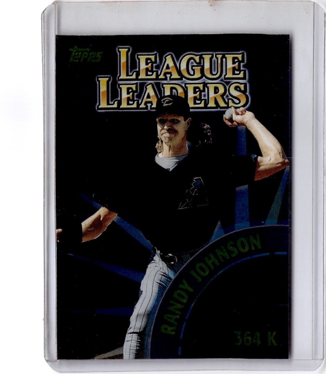 2000 Topps #465 Randy Johnson / Pedro Martinez