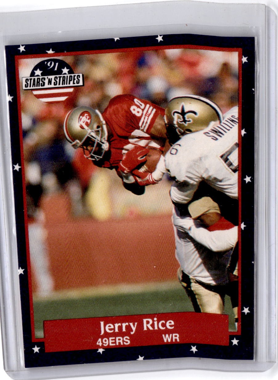 1991 Fleer Stars 'n Stripes #110 Jerry Rice