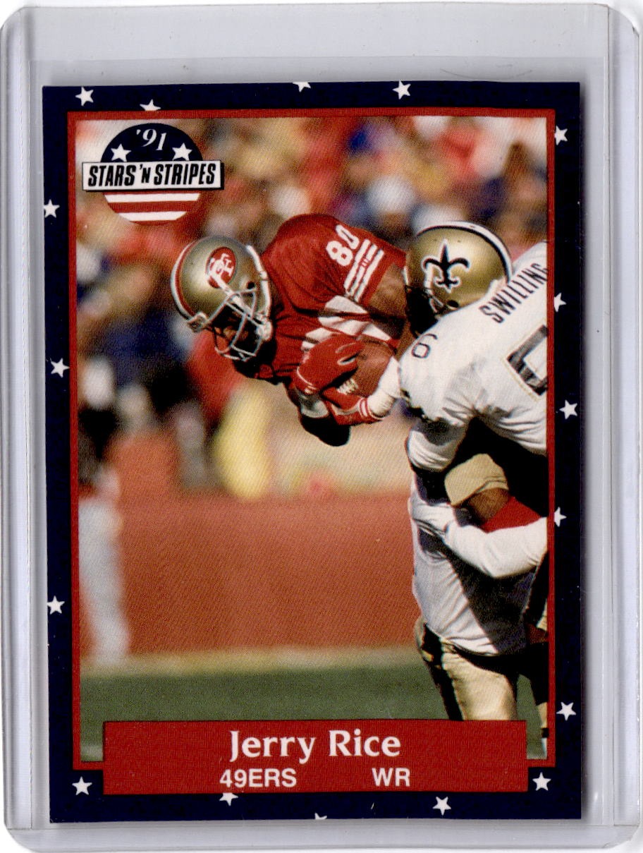 1991 Fleer Stars 'n Stripes #110 Jerry Rice