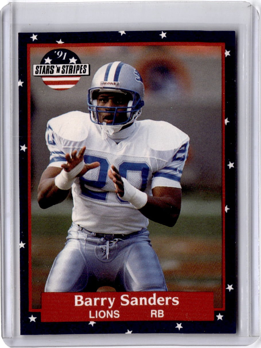 1991 Fleer Stars 'n Stripes #73 Barry Sanders