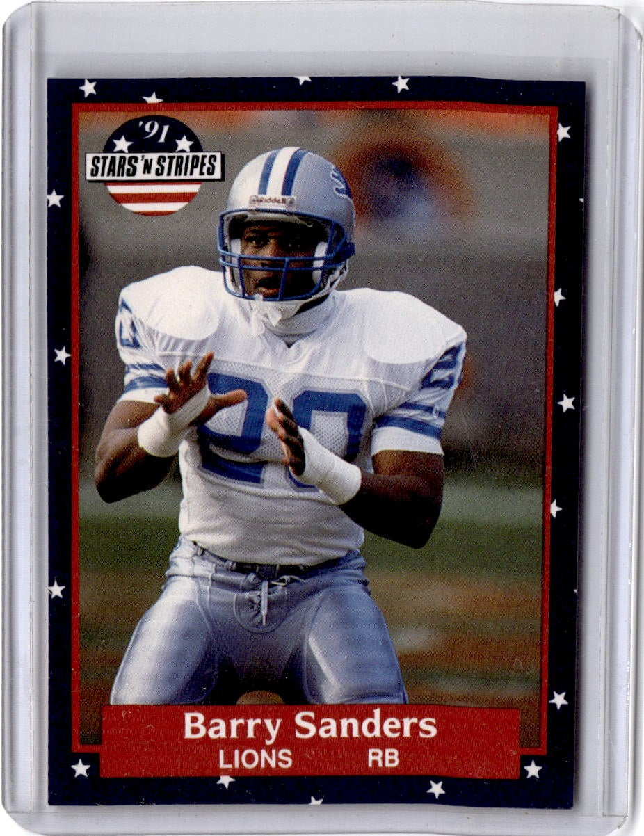 1991 Fleer Stars 'n Stripes #73 Barry Sanders