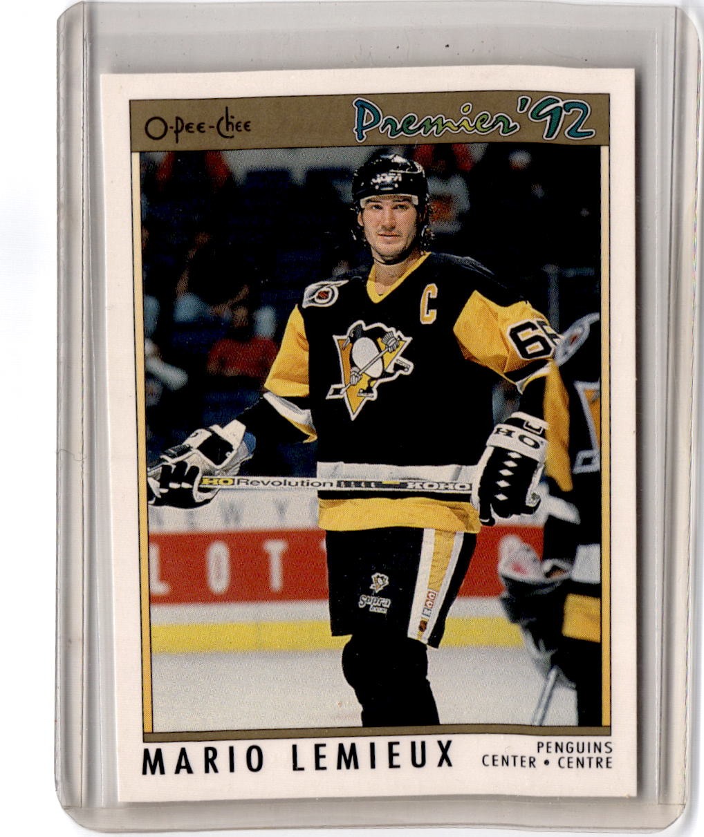 1991-92 O-Pee-Chee Premier #114 Mario Lemieux