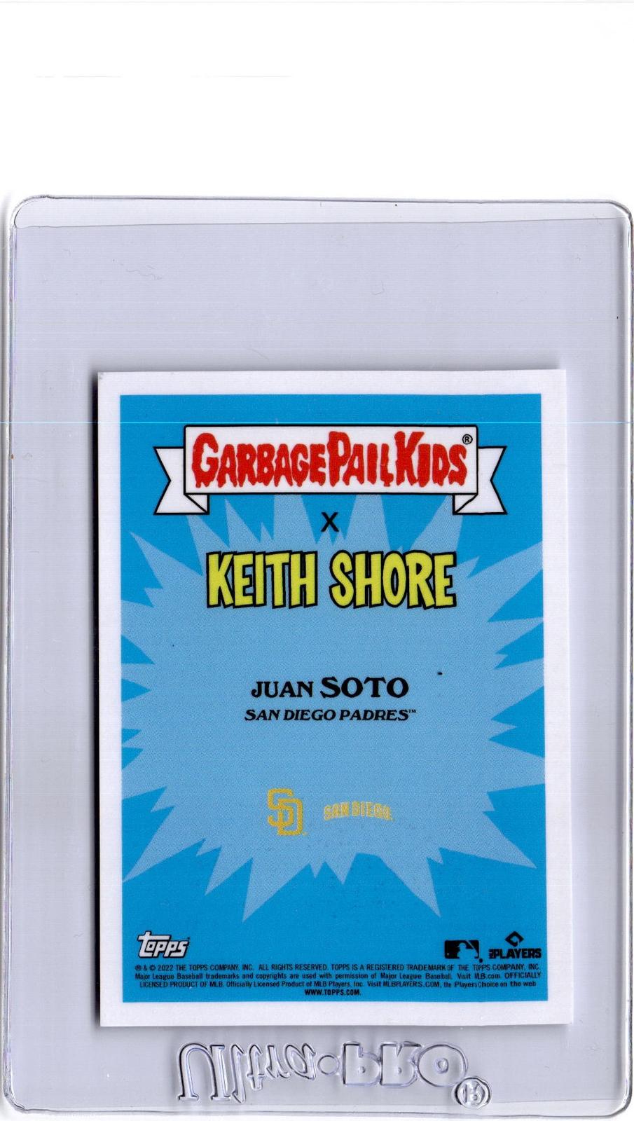 2022 Topps Garbage Pail Kids x MLB Series 1 #3b Cyclops Soto Silver Foil #/150