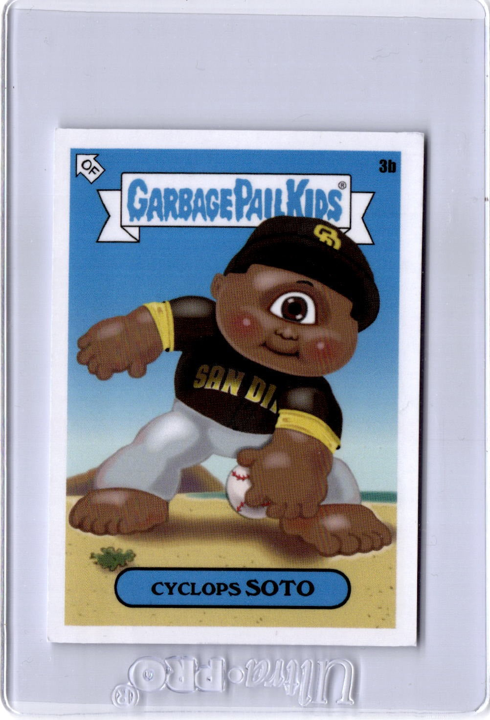 2022 Topps Garbage Pail Kids x MLB Series 1 #3b Cyclops Soto Silver Foil #/150
