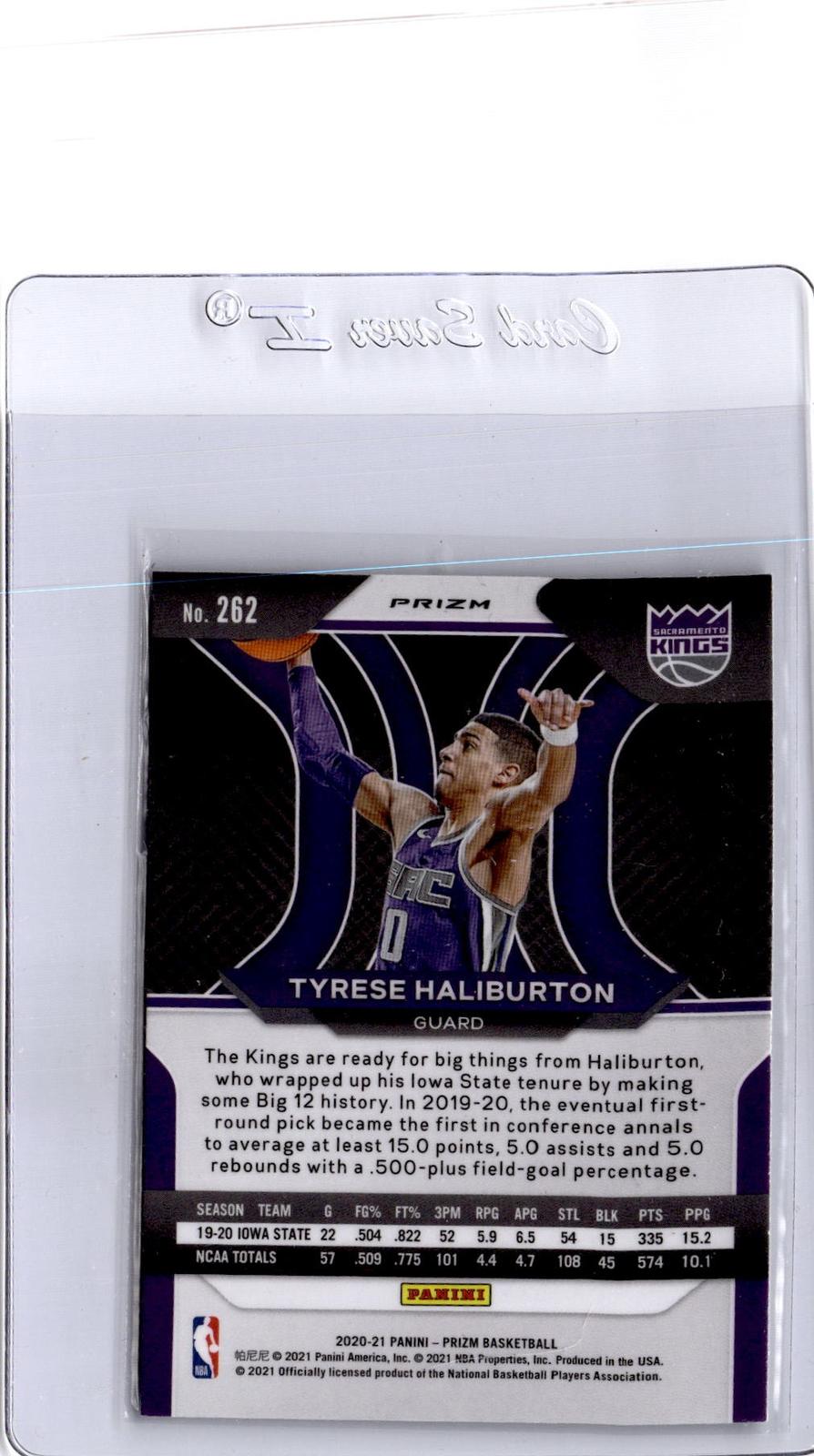 2020-21 Panini Prizm #262 Tyrese Haliburton Green Prizm