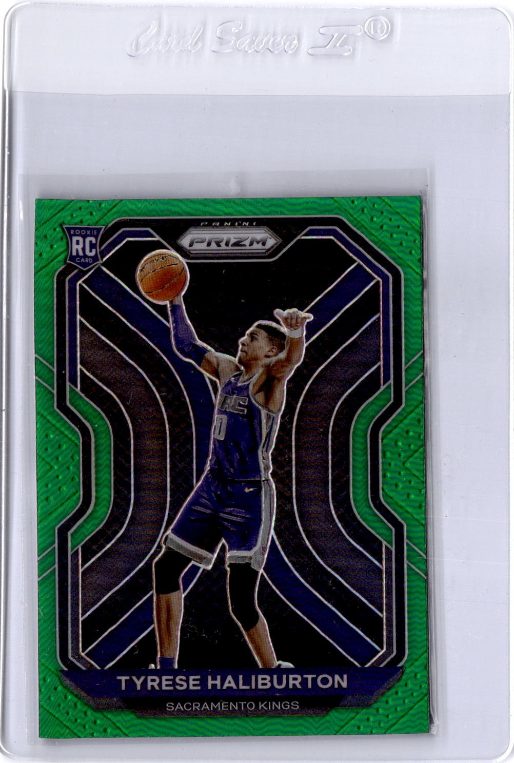 2020-21 Panini Prizm #262 Tyrese Haliburton Green Prizm