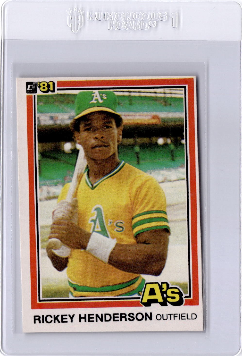 1981 Donruss #119 Rickey Henderson