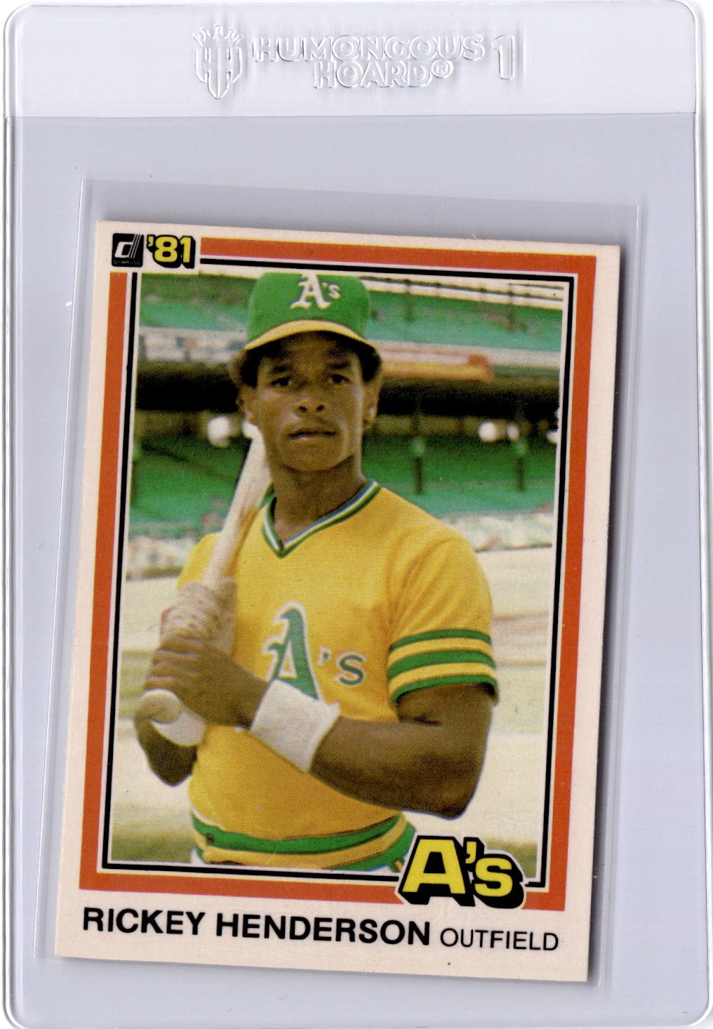 1981 Donruss #119 Rickey Henderson