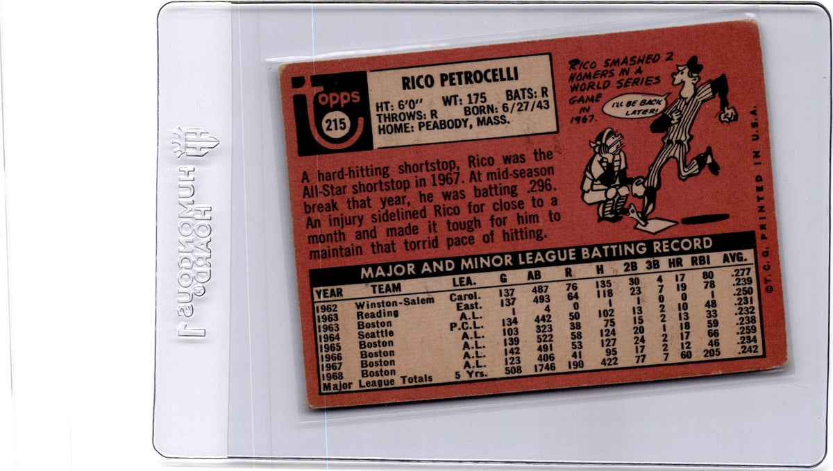 1969 Topps #215 Rico Petrocelli