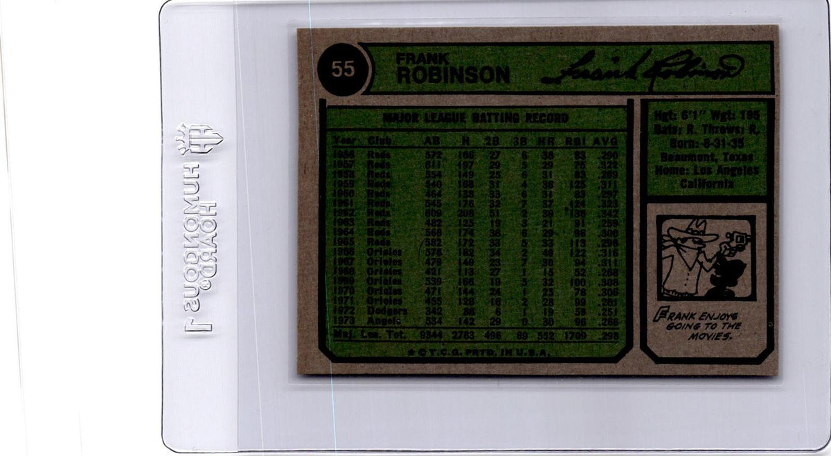 1974 Topps #55 Frank Robinson
