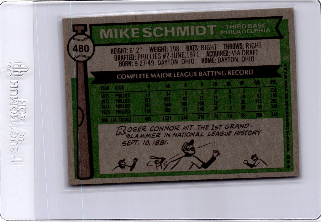 1976 Topps #480 Mike Schmidt