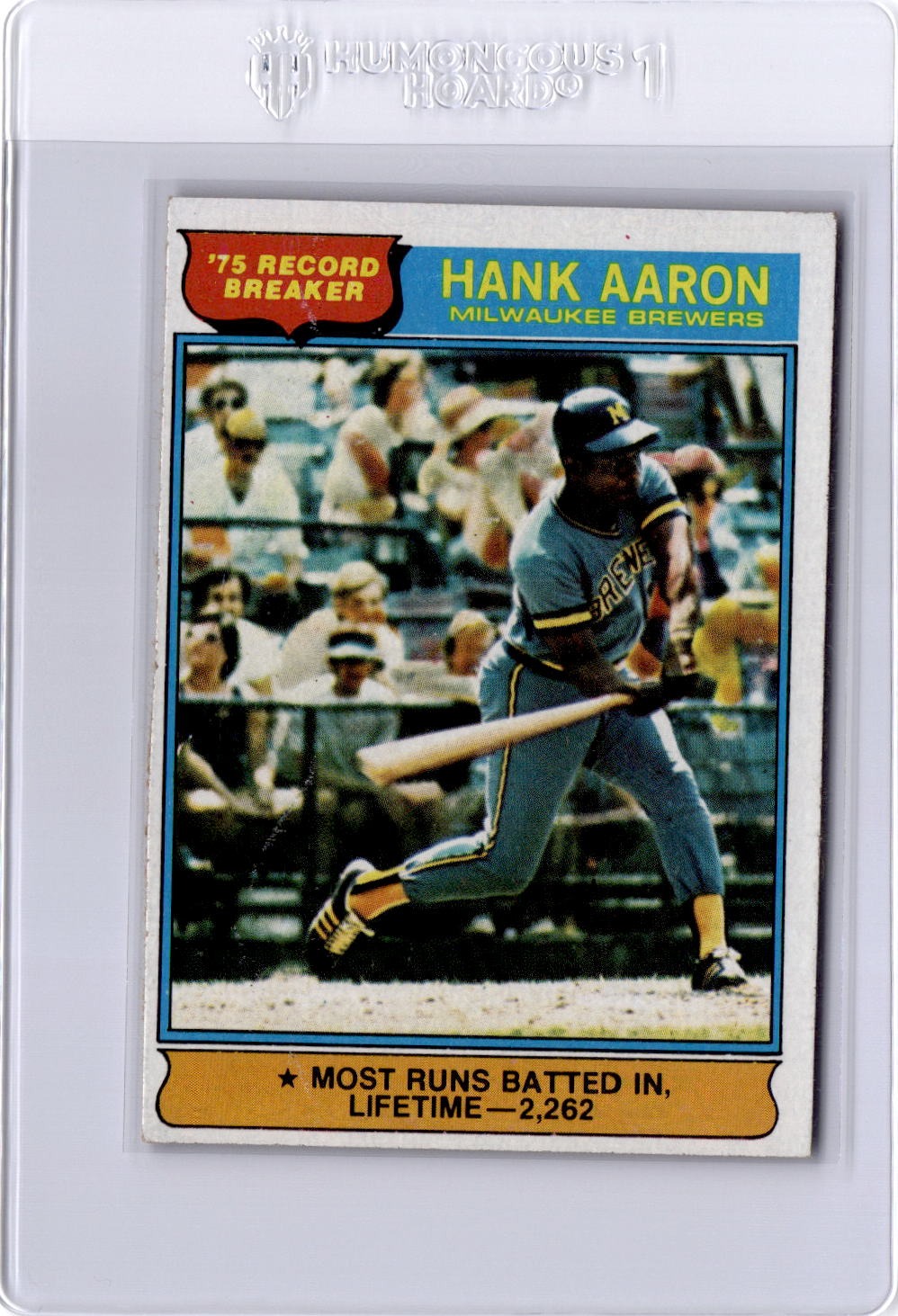 1976 Topps #1 Hank Aaron