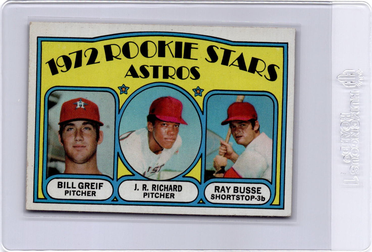 1972 Topps #101 Astros 1972 Rookie Stars (Bill Greif / J.R. Richard / Ray Busse)