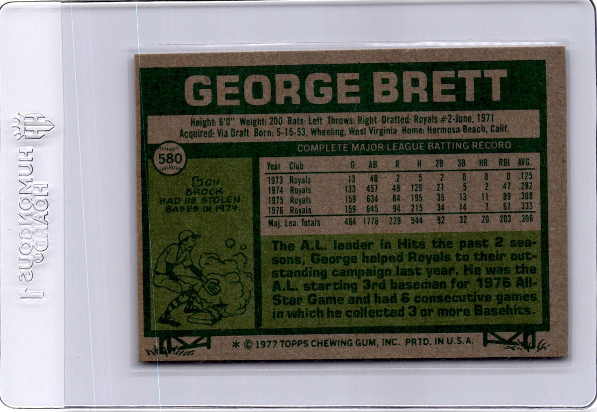 1977 Topps #580 George Brett