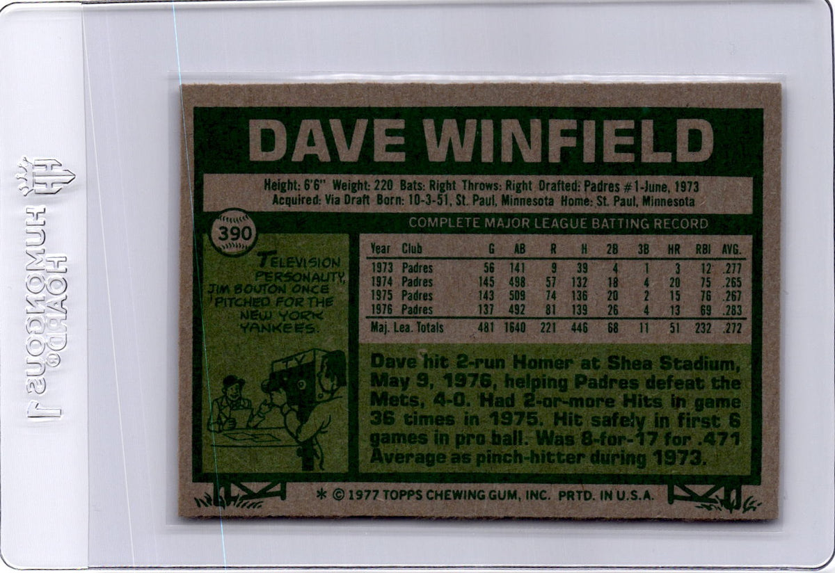 1977 Topps #390 Dave Winfield