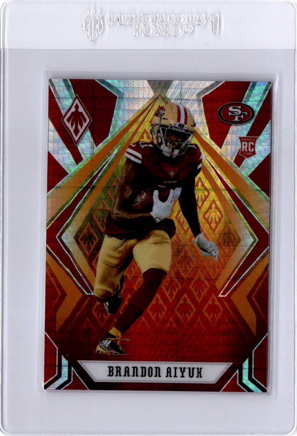 2020 Panini Phoenix #117 Brandon Aiyuk Fire Burst
