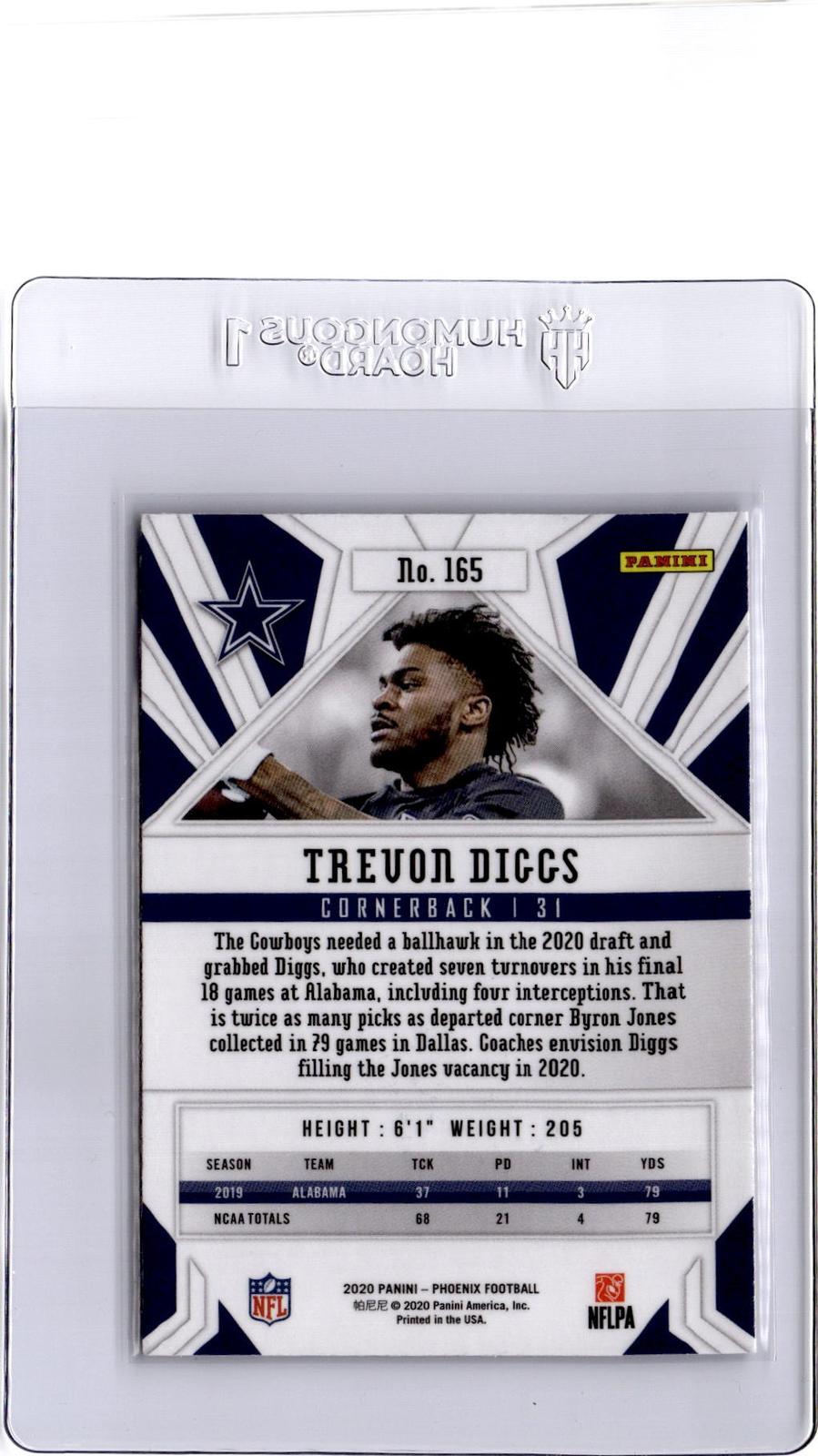 2020 Panini Phoenix #165 Trevon Diggs Fire Burst