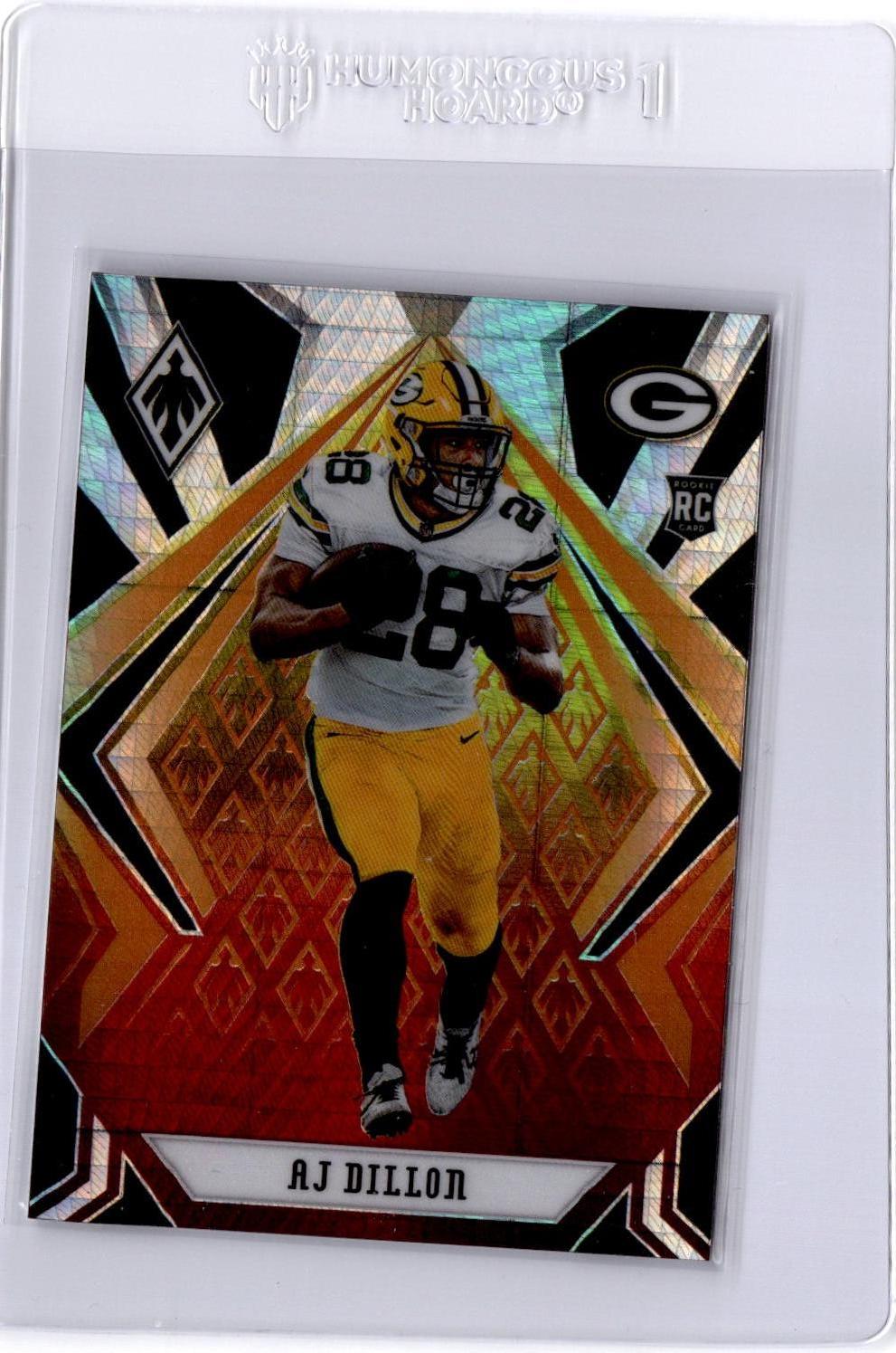 2020 Panini Phoenix #125 AJ Dillon Fire Burst