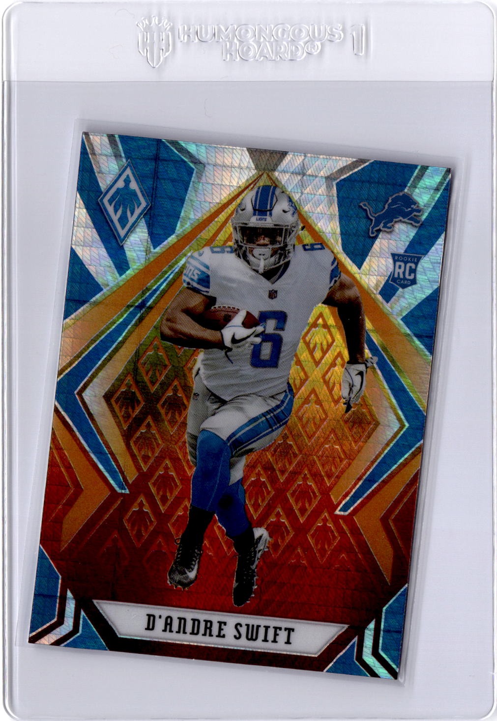 2020 Panini Phoenix #109 D'Andre Swift Fire Burst