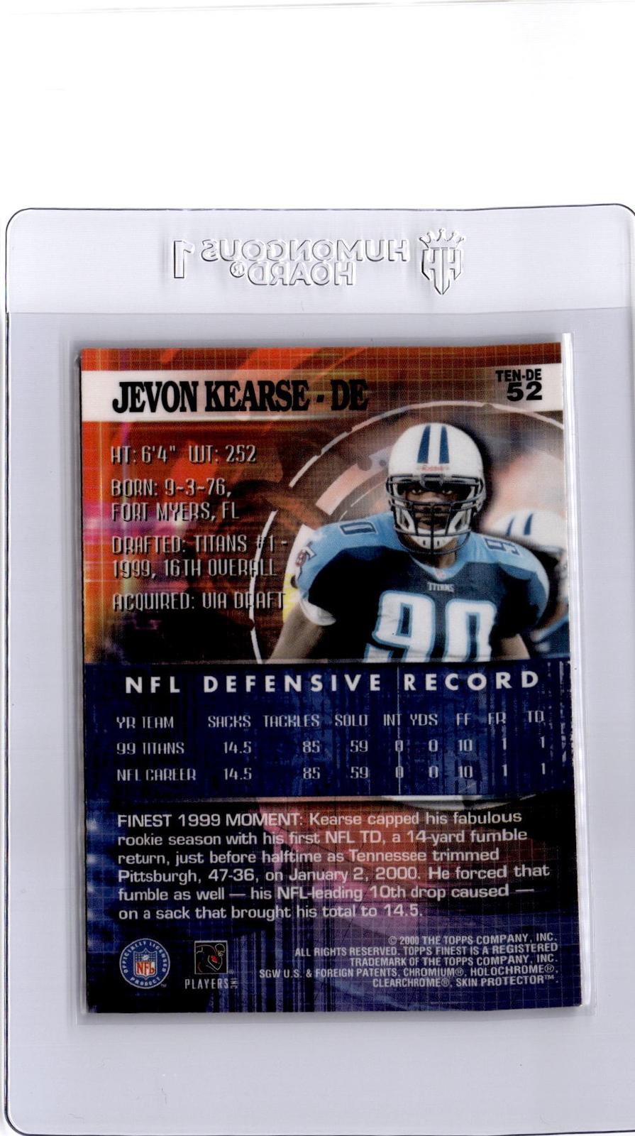 2000 Finest #52 Jevon Kearse