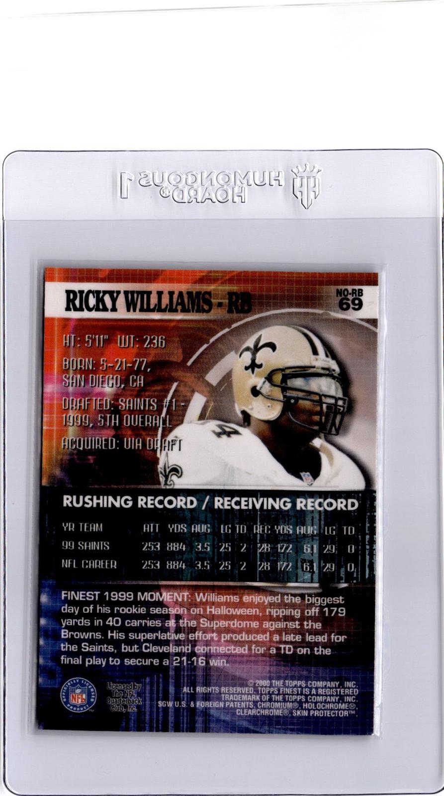 2000 Finest #69 Ricky Williams