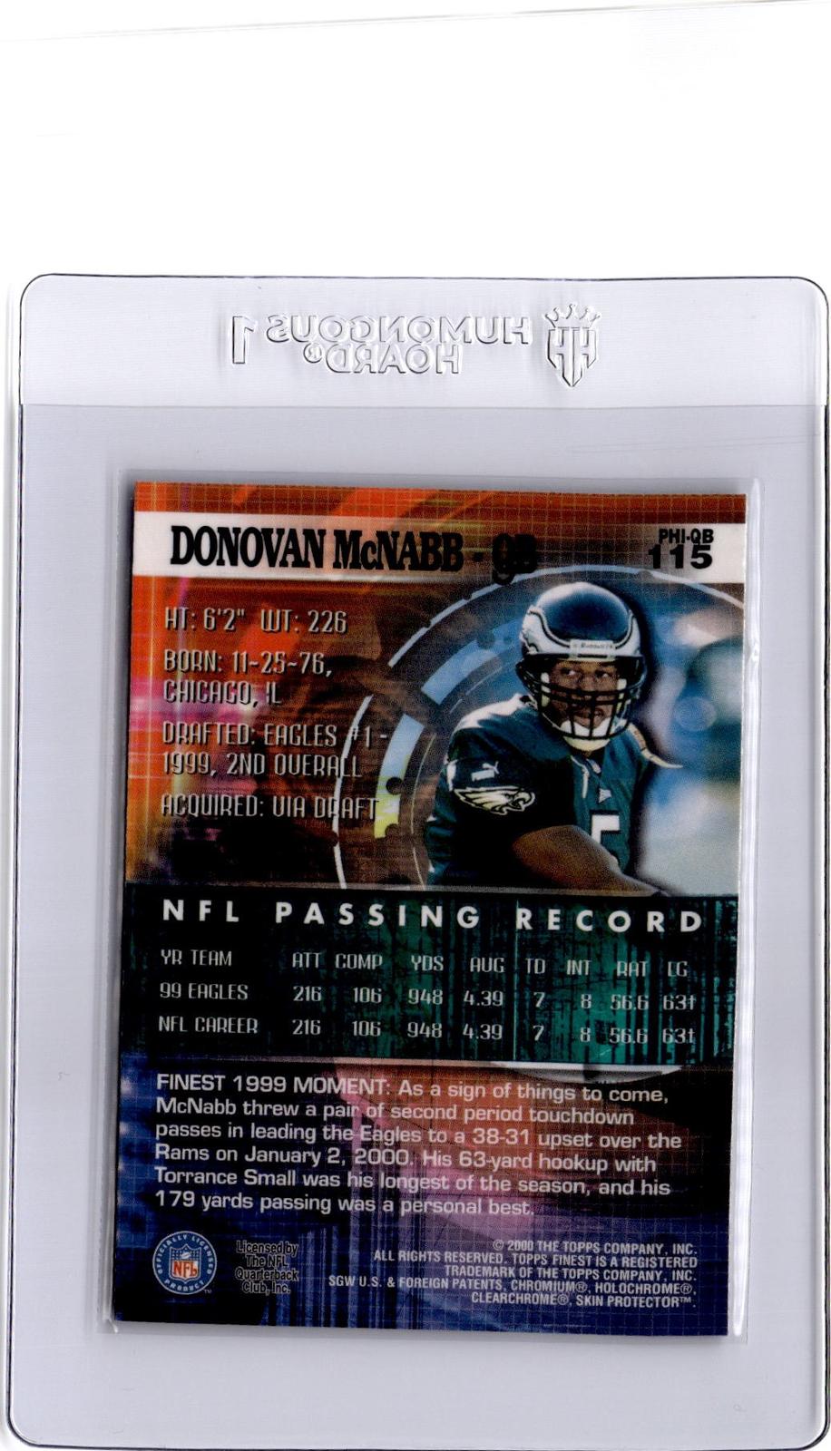 2000 Finest #115 Donovan McNabb