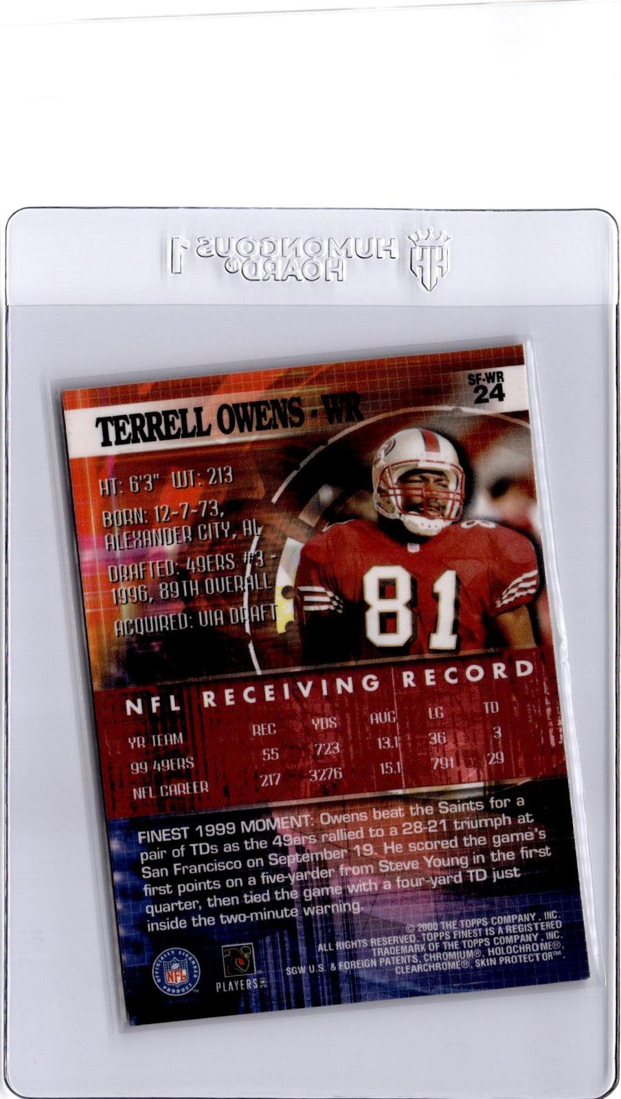 2000 Finest #24 Terrell Owens