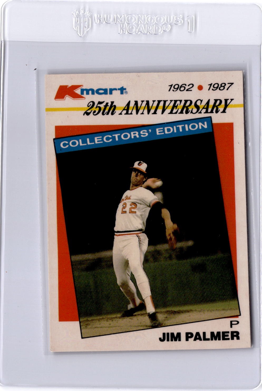 1987 Topps Kmart 25th Anniversary Baseball's Stars of the Decades #17 Jim Palmer