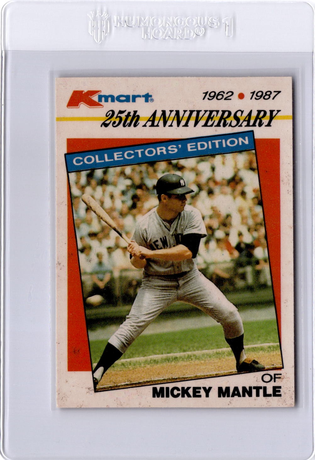 1987 Topps Kmart 25th Anniversary Baseball's Stars of the Decades Mickey Mantle