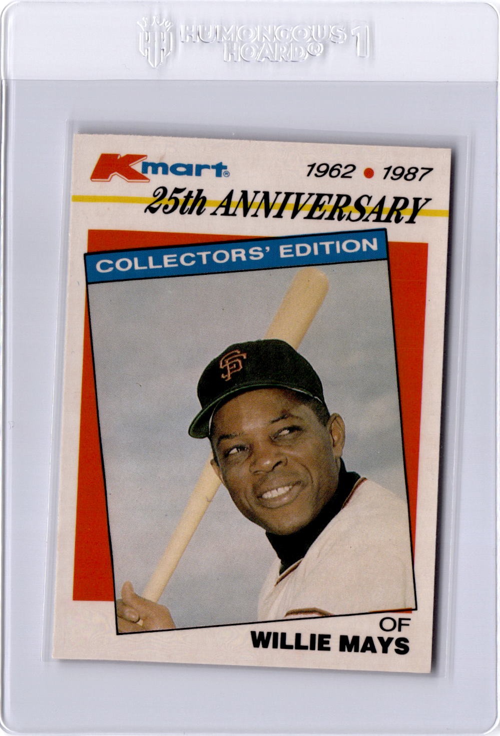 1987 Topps Kmart 25th Anniversary Baseball's Stars of the Decades #8 Willie Mays