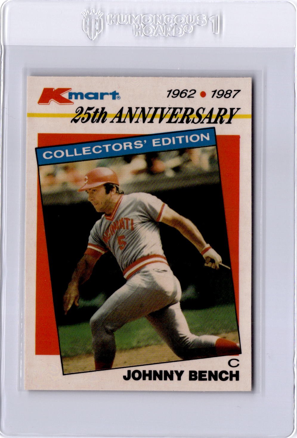 1987 Topps Kmart 25th Anniversary Baseball's Stars of Decades #12 Johnny Bench