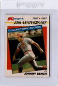 1987 Topps Kmart 25th Anniversary Baseball's Stars of Decades #12 Johnny Bench