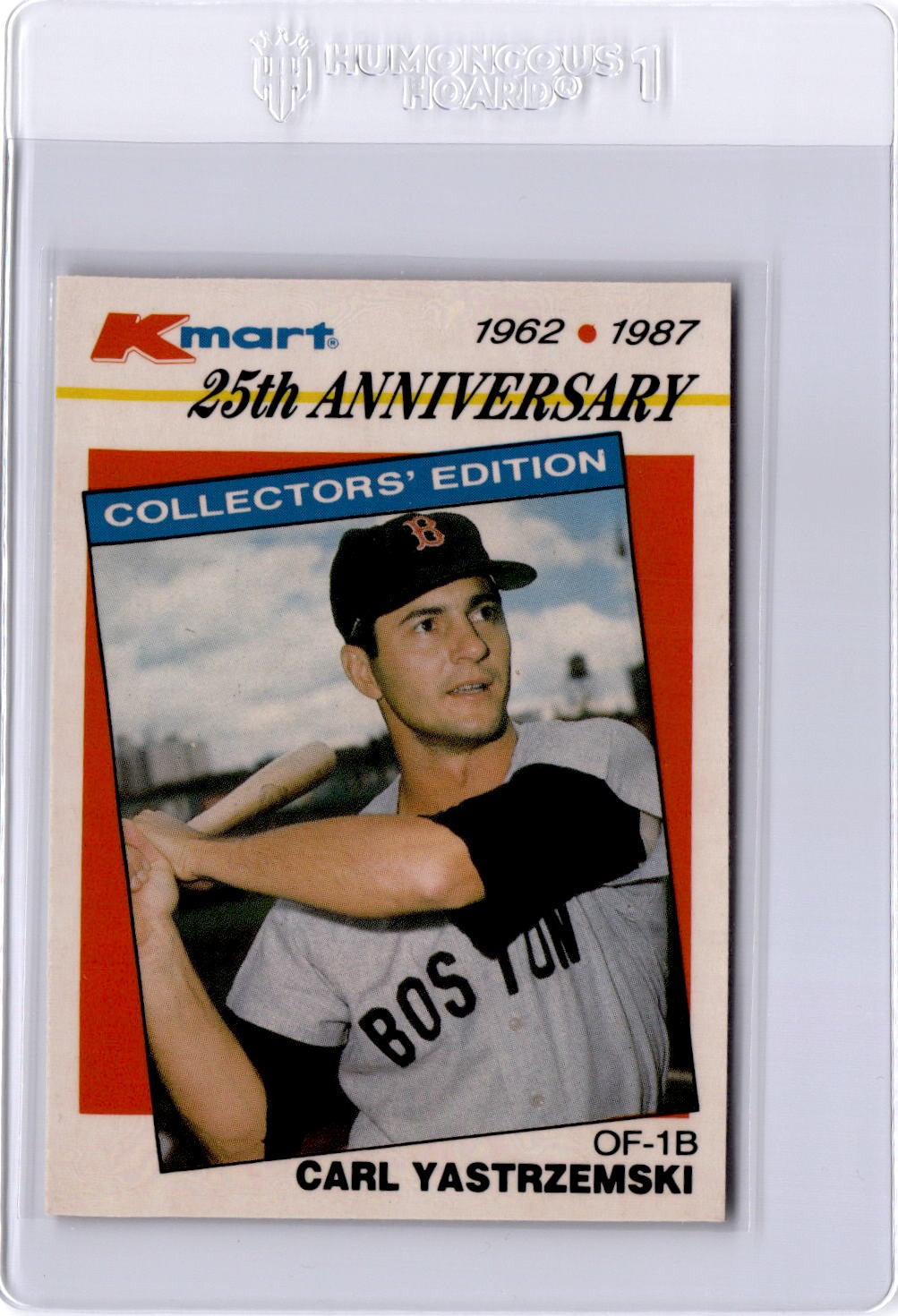 1987 Topps Kmart 25th Anniversary Baseball's Stars of Decades Carl Yastrzemski